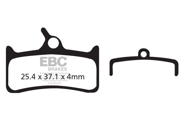 EBC Cycle Gold Brake Pad for HOPE 2004 MONO M4 (CFA310HH)