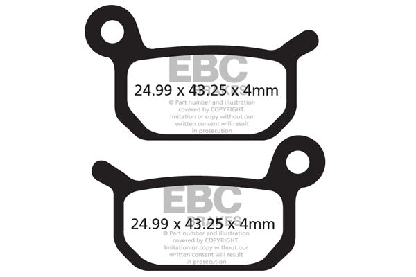 EBC Cycle Gold Brake Pad for GRIMECA SYSTEM 13 (CFA325HH)