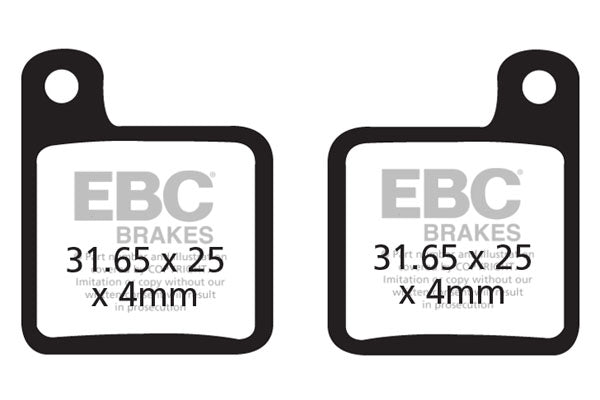 EBC Cycle Red Brake Pad for GIANT MPH 2001-2005 (CFA338R)