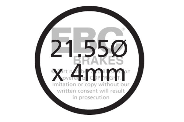 EBC Cycle Gold Brake Pad for CLARKS CMD-12 (CFA339HH)