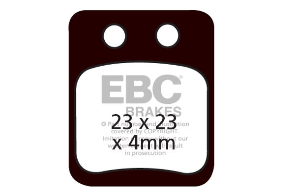 EBC Cycle Gold Brake Pad for SR SUNTOUR SUNTOUR DB700 (CFA341HH)