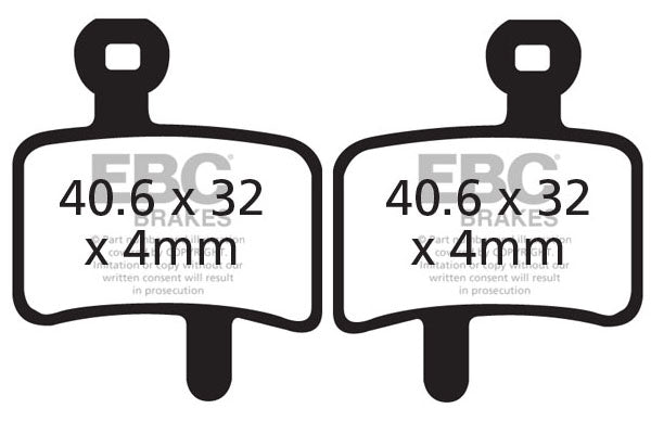 EBC Cycle Brake Pad for DIATECH ANCHOR (CFA364)