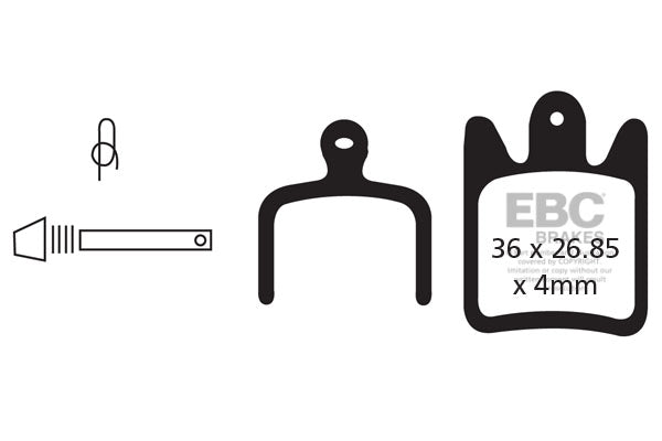 EBC Cycle Gold Brake Pad for HOPE MOTO V2 (CFA469HH)