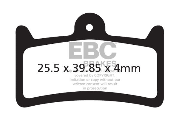 EBC Cycle Gold Brake Pad for HOPE TECH 3 V4 (CFA639HH)