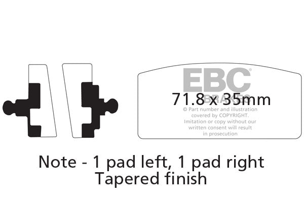EBC - EBC Pad Set (FA022)