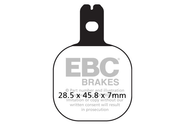 GPFAX Sintered Race Brake Pads - EBC Brakes