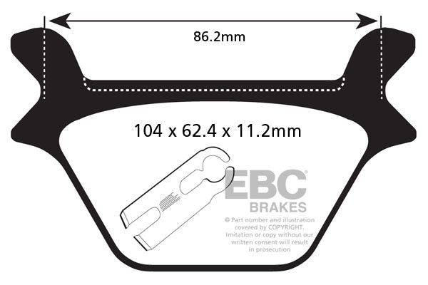 EBC - EBC Pad Set (FA200)