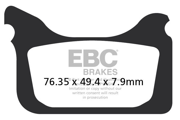 EBC - EBC MXS Formula MX Race Pad Set (MXS405) – ebcbikes.com