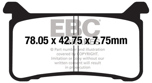EBC - Race Use Only - Sintered GPFAX Compound Race Pad (GPFAX700HH)