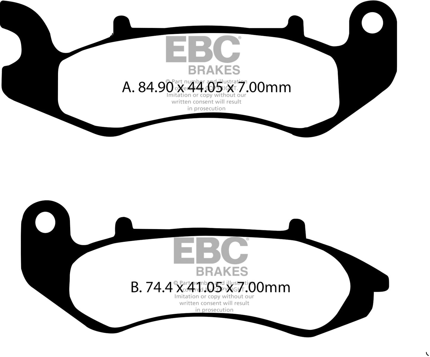 EBC - EBC Pad Set (FA707)