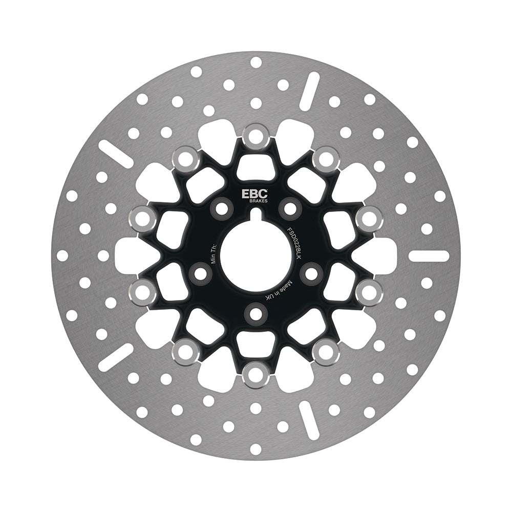 EBC - EBC Black Chrome Centred Stainless Floating Disc For HD (FSD022BLK)