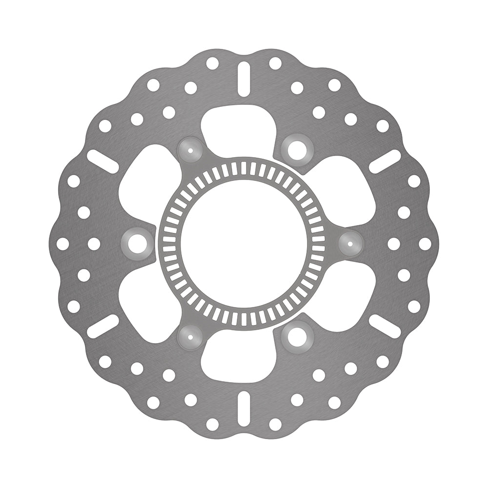 EBC - EBC Solid Rear Disc With Contoured Profile / ABS Ring Fitted (MD4179AC)