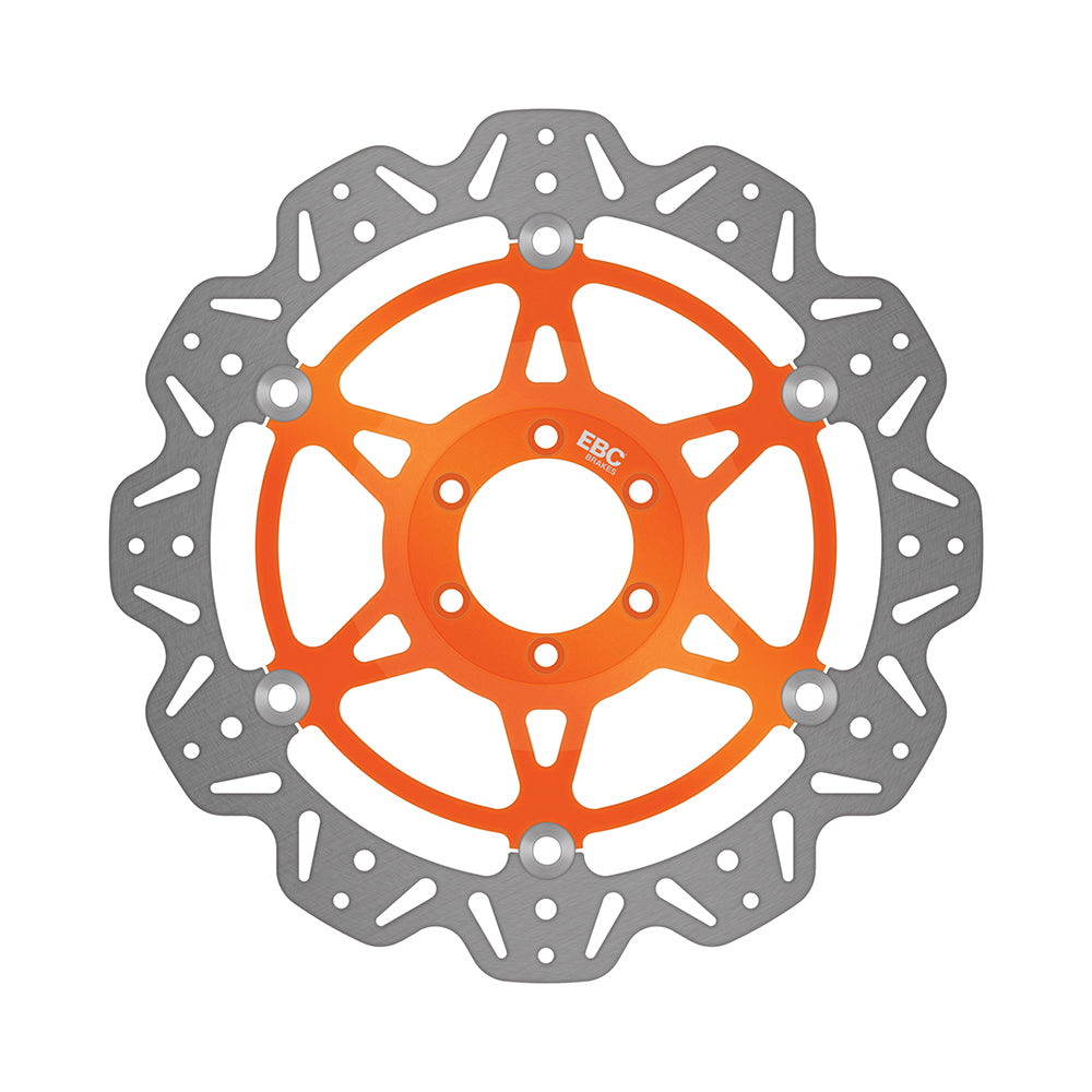 EBC - EBC Vee Disc Orange Centre (VR633ORG)