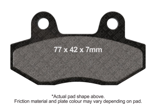 EBC Brakes® SFAC Carbon Series Scooter Pads SFAC758