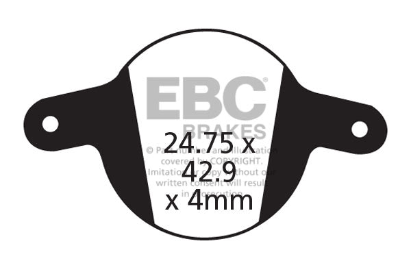 EBC Cycle Red Brake Pad for MAGURA LOUISE (2002-06) (CFA326R)