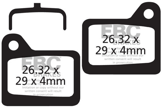 EBC Cycle Red Brake Pad for SHIMANO BR-C901 NEXAVE (CFA329R)