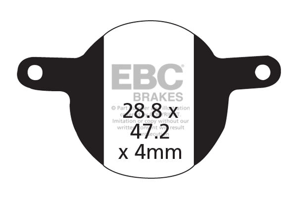 EBC Cycle Red Brake Pad for MAGURA JULIE (2001-08) (CFA331R)