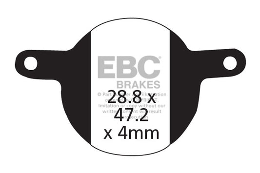 EBC Cycle Gold Brake Pad for MAGURA JULIE (2001-08) (CFA331HH)