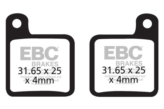 EBC Cycle Red Brake Pad for GIANT MPH 3 (CFA338R)