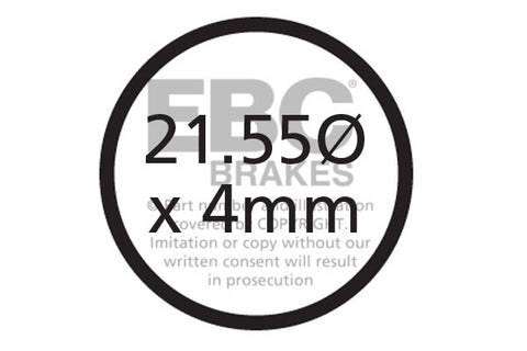 EBC Cycle Gold Brake Pad for CLARKS CMD-7 (CFA339HH)