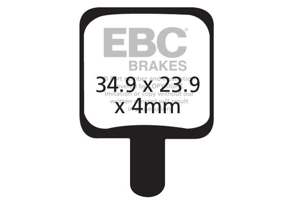 EBC Cycle Red Brake Pad for EBERLE EBERLE BM (CFA340R)
