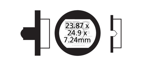 EBC Cycle Brake Pad for GRIMECA SYSTEM9 (CFA365)