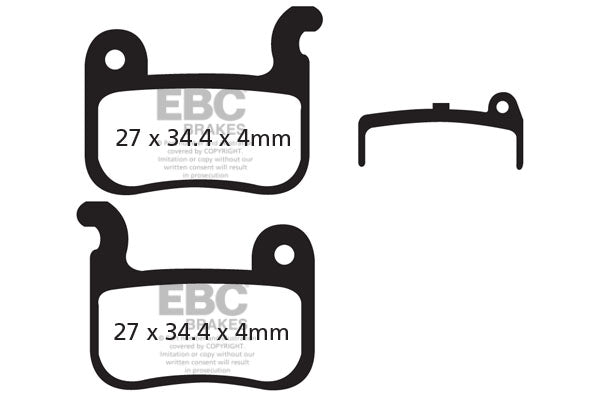 EBC Cycle Brake Pad for SHIMANO BR-M665 SLX (CFA370)