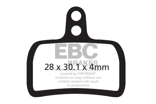 EBC Cycle Brake Pad for HOPE 2007 MONO MINI (CFA386)