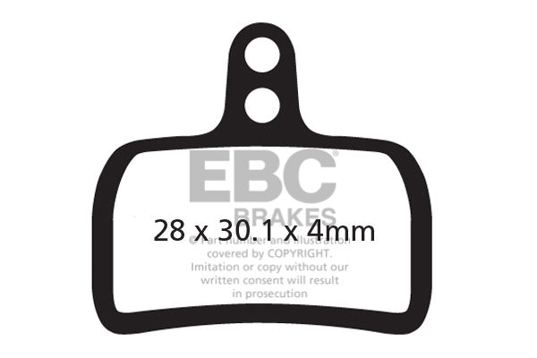 EBC Cycle Red Brake Pad for HOPE 2004 MONO MINI (CFA386R)