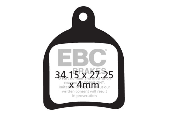 EBC Cycle Brake Pad for HOPE MINI TRIALS (CFA422)