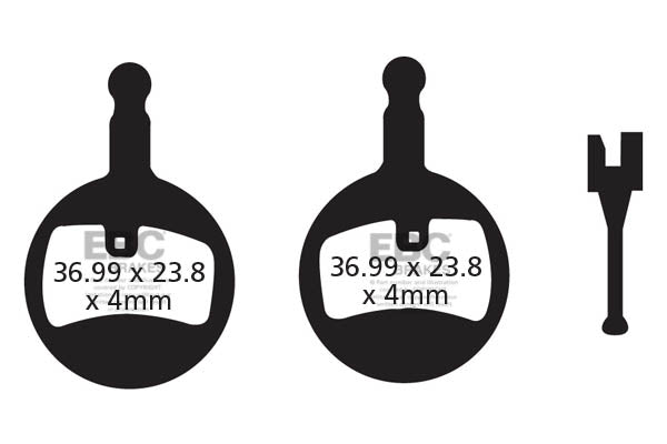 EBC Cycle Brake Pad for ASSESS C425 (CFA439)