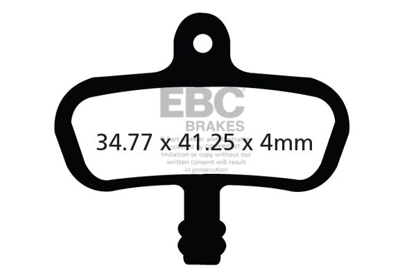 EBC Cycle Brake Pad for AVID/SRAM CODE 5 (CFA440)