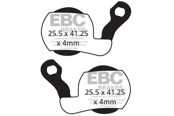 EBC Cycle Gold Brake Pad for MAGURA LOUISE (2007-11) (CFA449HH)