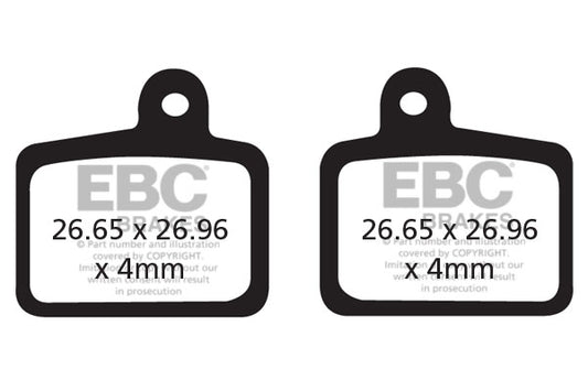 EBC Cycle Red Brake Pad for HAYES STROKER RYDE (CFA466R)