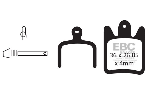 EBC Cycle Brake Pad for HOPE TECH EVO V2 (CFA469)