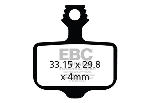 EBC Cycle Brake Pad for AVID/SRAM DB1 (A1 2015-16) (CFA472)