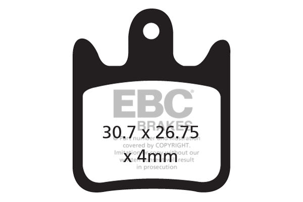 EBC Cycle Brake Pad for HOPE RACE X2 (CFA487)