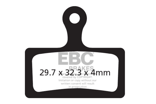 EBC Cycle Brake Pad for CLARKS CMD-22FM (CFA614)