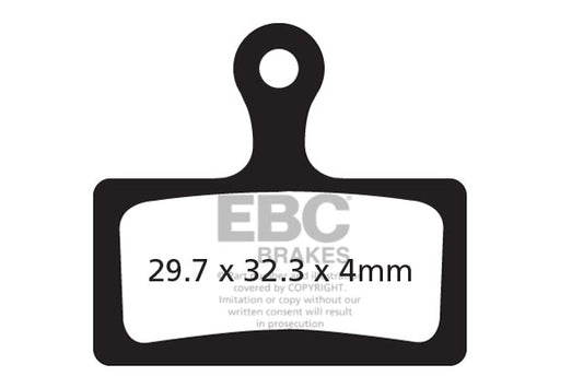 EBC Cycle Red Brake Pad for REVER ARC-E (CFA614R)