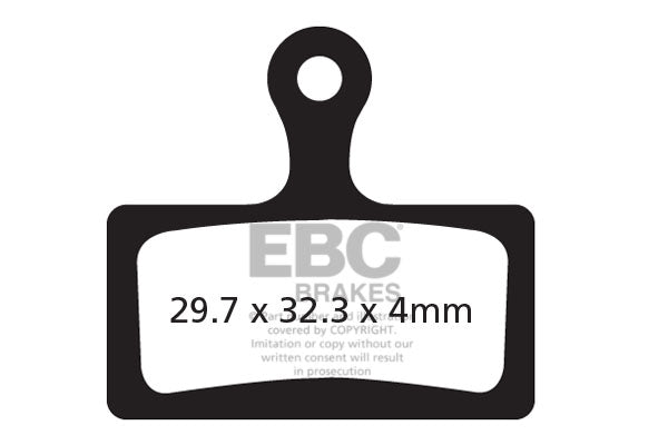 EBC Cycle Red Brake Pad for FSA AFTERBURNER (CFA614R)