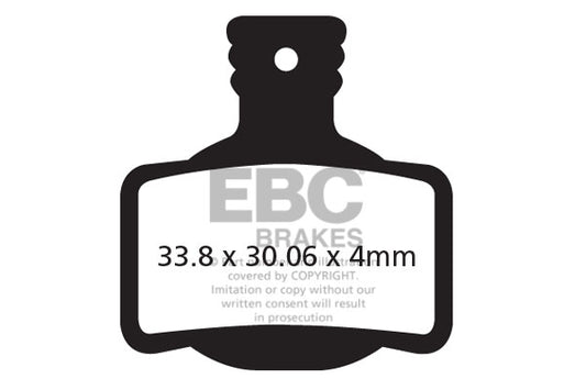 EBC Cycle Brake Pad for MAGURA MT4 (2P) (CFA619)