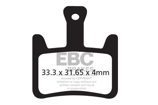 EBC Cycle Red Brake Pad for HAYES PRIME PRO/EXPERT/COMP/SPORT (CFA620R)