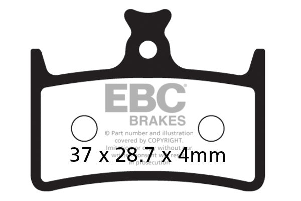 EBC Cycle Brake Pad for HOPE RACE EVO E4 (CFA647)