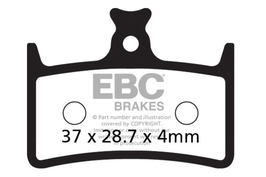 EBC Cycle Red Brake Pad for HOPE E4 (CFA647R)