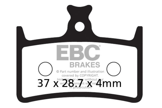 EBC Cycle Red Brake Pad for HOPE RX 4-SR (CFA647R)