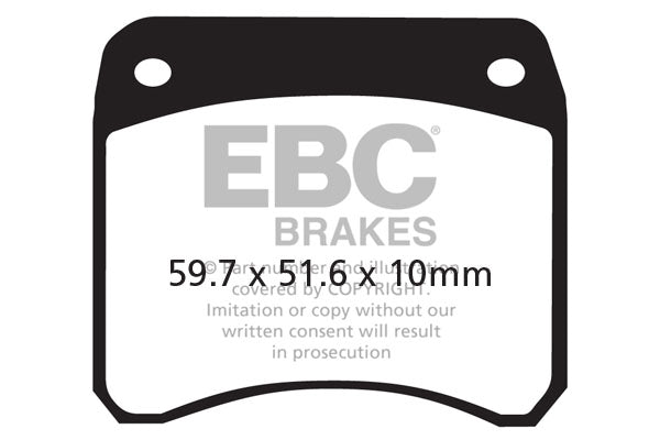 EBC - EBC Double-H Sintered Sportbike Pad Set (FA016HH)