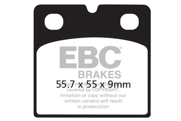 EBC - EBC Double-H Sintered Sportbike Pad Set (FA018HH)