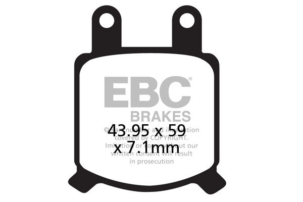 EBC - EBC Double-H Sintered Sportbike Pad Set (FA076HH)