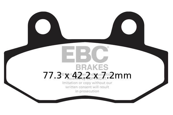 EBC - EBC Double-H Sintered Sportbike Pad Set (FA086HH)