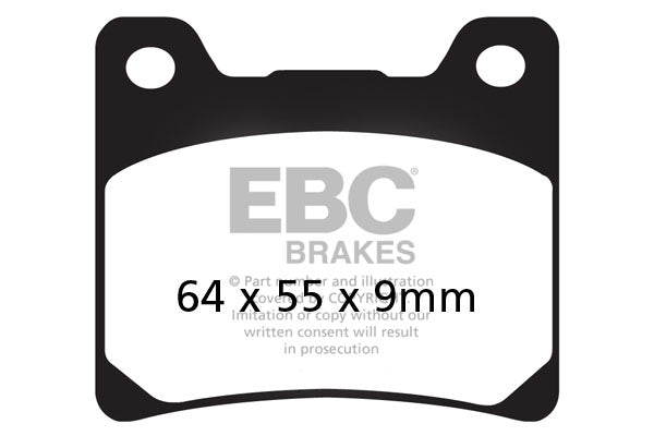 EBC - EBC Double-H Sintered Sportbike Pad Set (FA088HH)